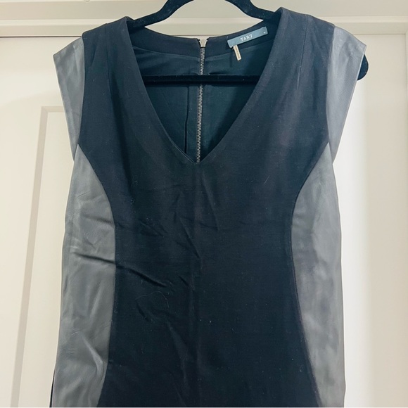 Tart Black & Faux Leather Mini Dress - Picture 4 of 11